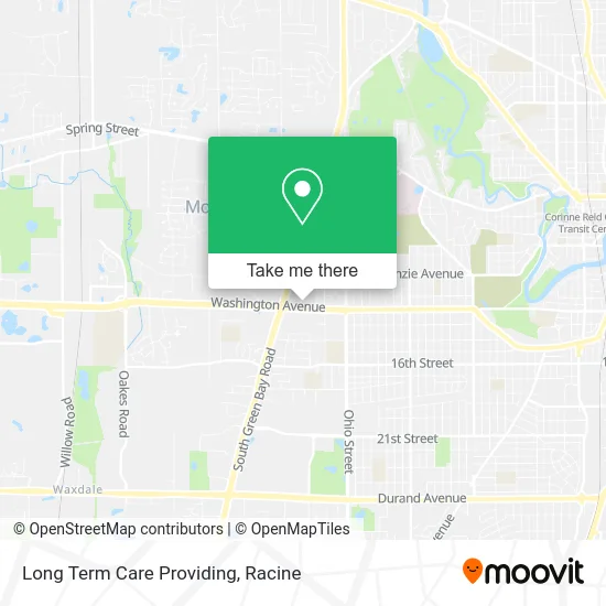 Long Term Care Providing map