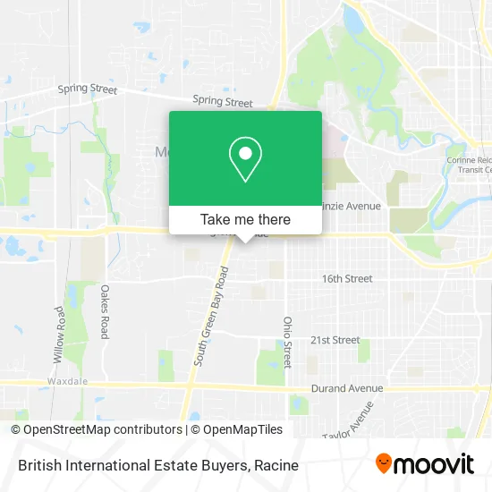 British International Estate Buyers map