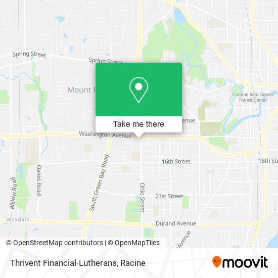 Thrivent Financial-Lutherans map