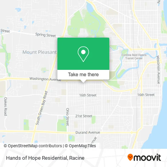Hands of Hope Residential map