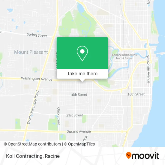 Koll Contracting map
