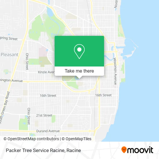 Packer Tree Service Racine map