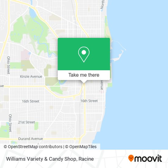 Williams Variety & Candy Shop map