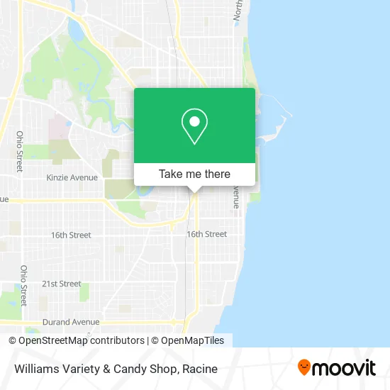 Williams Variety & Candy Shop map