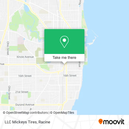 LLC Mickeys Tires map