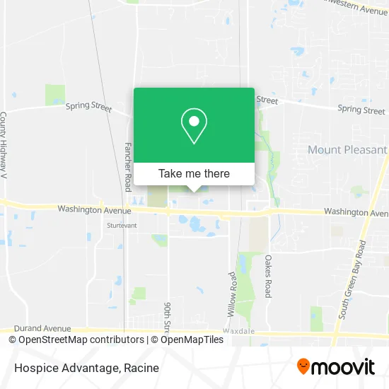 Hospice Advantage map