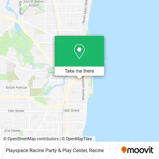 Playspace Racine Party & Play Center map