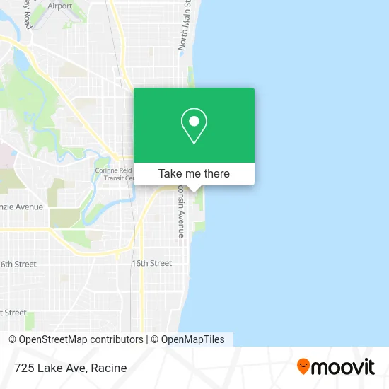 725 Lake Ave map