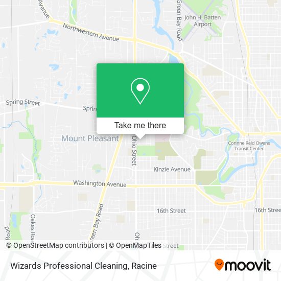 Wizards Professional Cleaning map