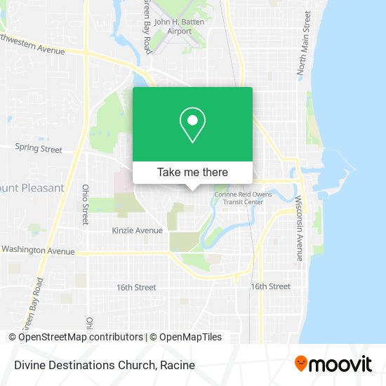 Divine Destinations Church map
