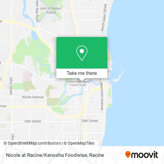 Nicole at Racine / Kenosha Foodwise map