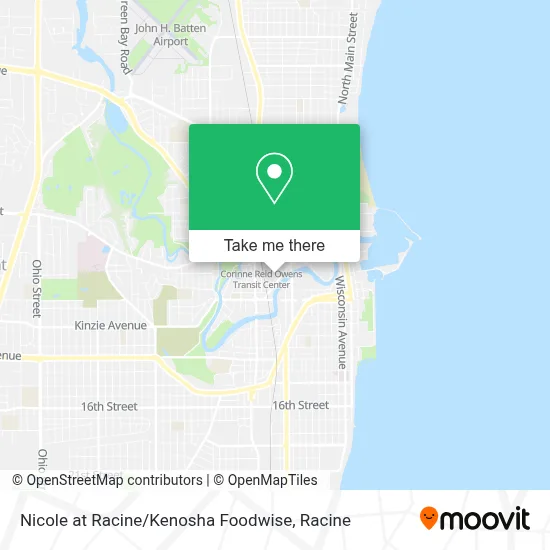 Nicole at Racine / Kenosha Foodwise map