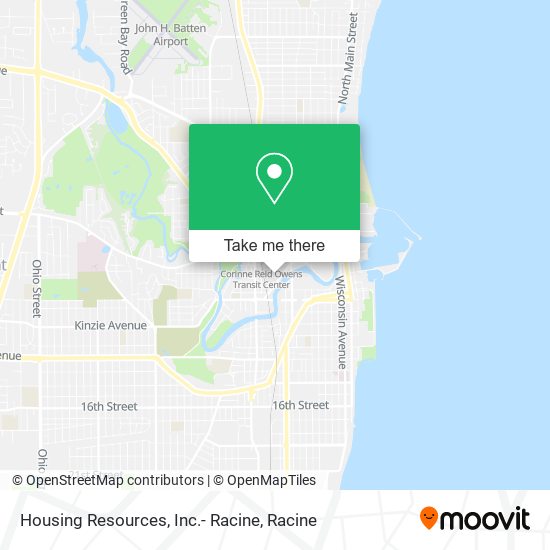 Housing Resources, Inc.- Racine map