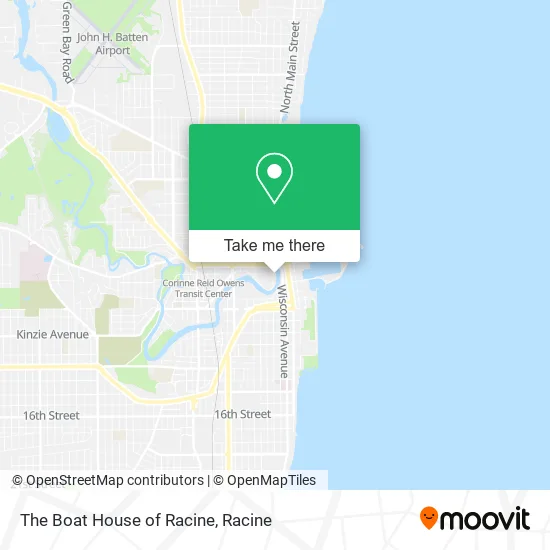 The Boat House of Racine map