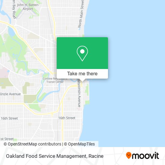 Mapa de Oakland Food Service Management