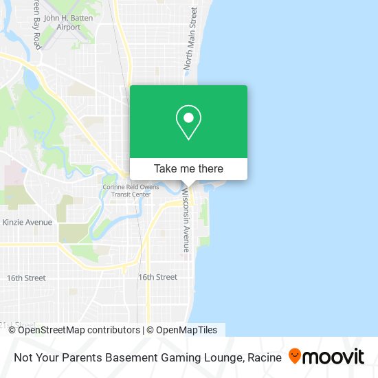 Not Your Parents Basement Gaming Lounge map