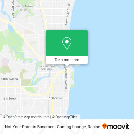 Not Your Parents Basement Gaming Lounge map