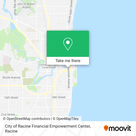 City of Racine Financial Empowerment Center map