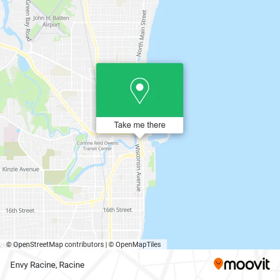 Mapa de Envy Racine