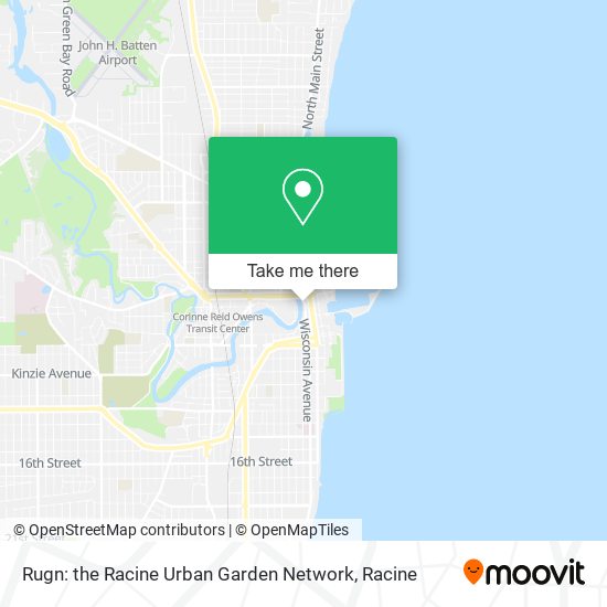 Rugn: the Racine Urban Garden Network map