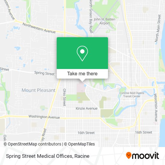 Spring Street Medical Offices map