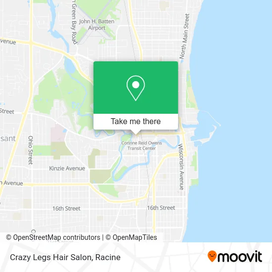 Crazy Legs Hair Salon map