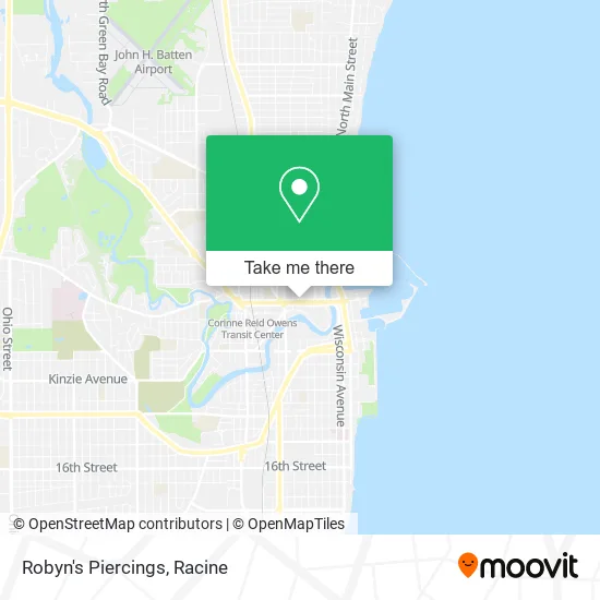Robyn's Piercings map
