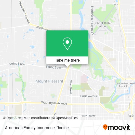 American Family Insurance map