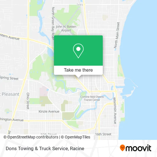 Dons Towing & Truck Service map