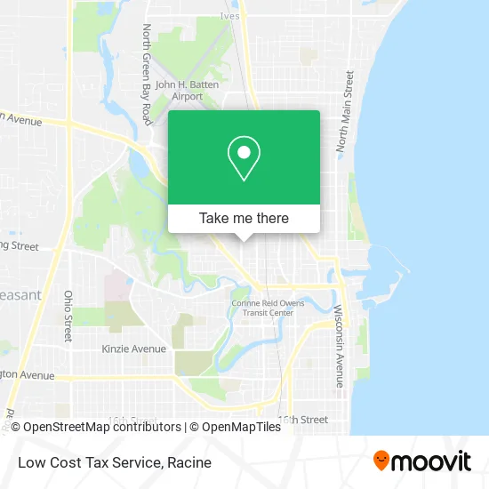 Low Cost Tax Service map