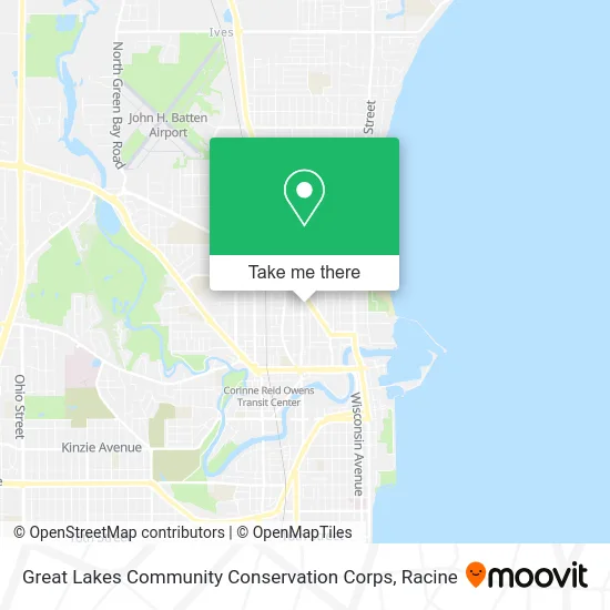 Great Lakes Community Conservation Corps map