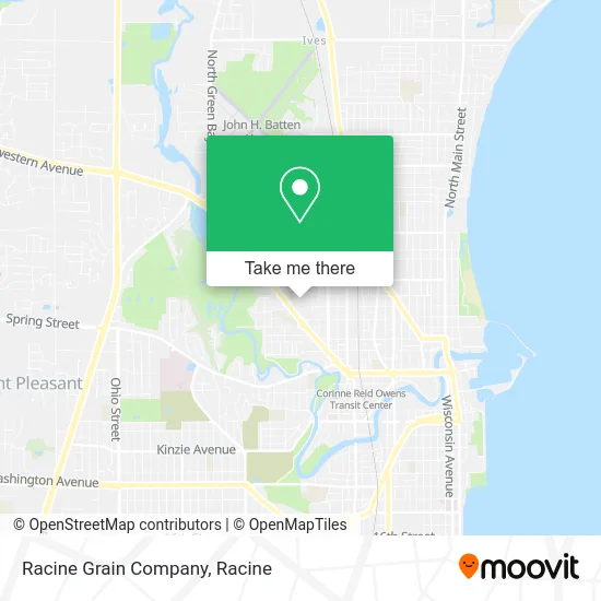 Racine Grain Company map