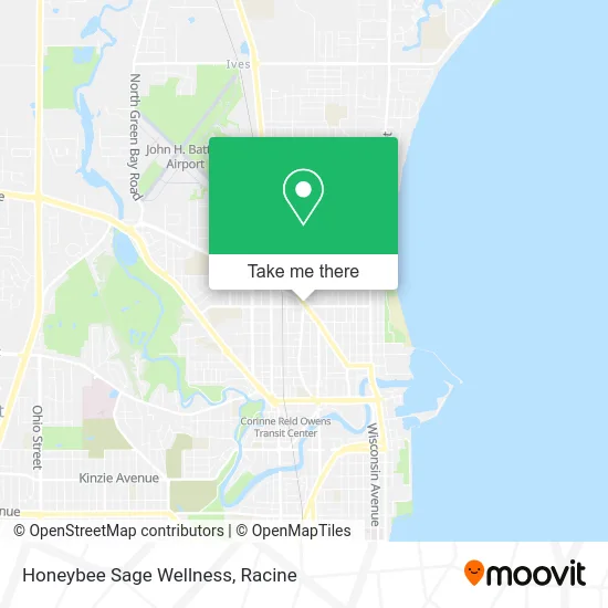 Honeybee Sage Wellness map