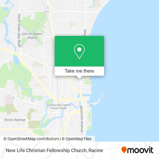 New Life Christian Fellowship Church map