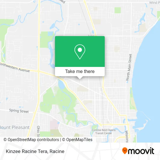 Kinzee Racine Tera map