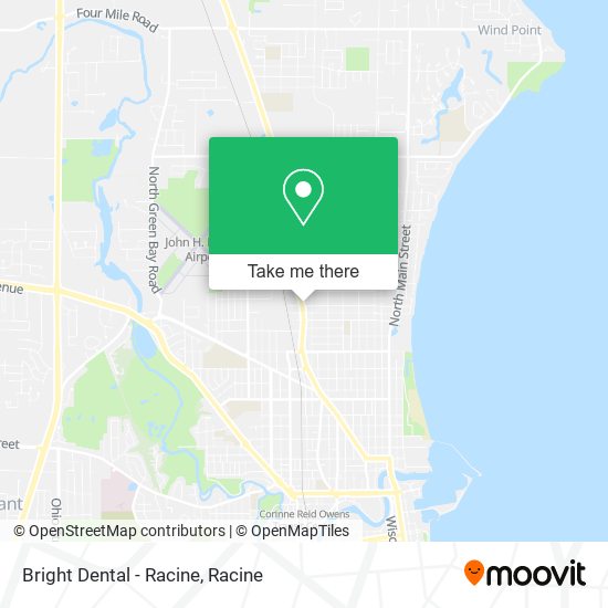 Bright Dental - Racine map