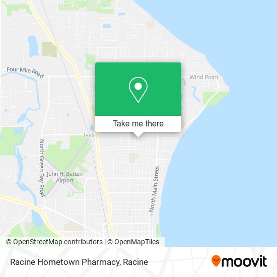 Racine Hometown Pharmacy map