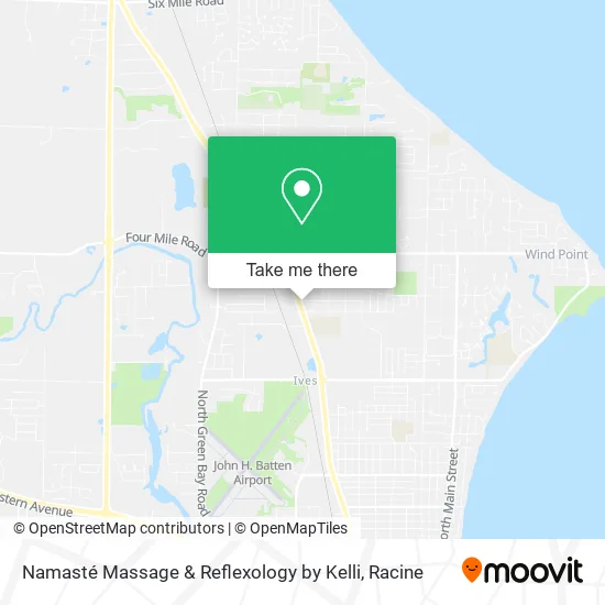 Mapa de Namasté Massage & Reflexology by Kelli