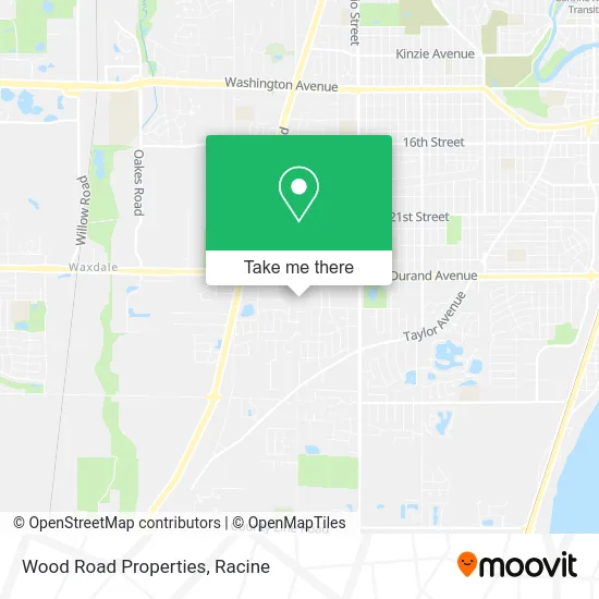 Wood Road Properties map