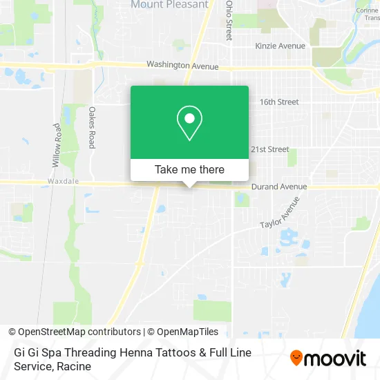 Gi Gi Spa Threading Henna Tattoos & Full Line Service map