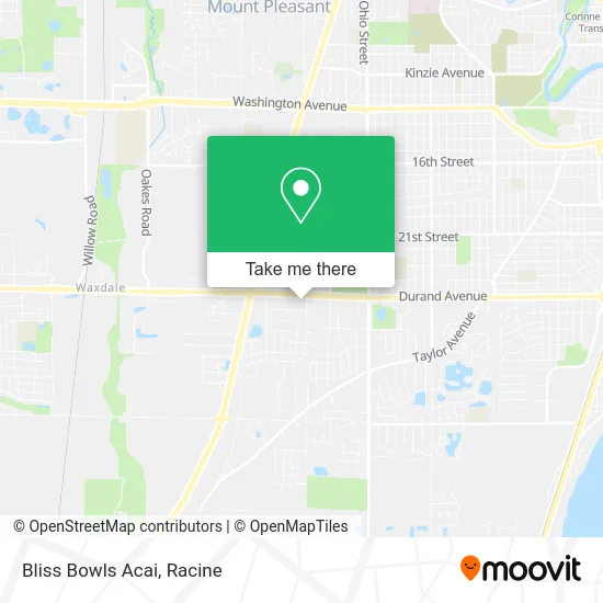 Bliss Bowls Acai map