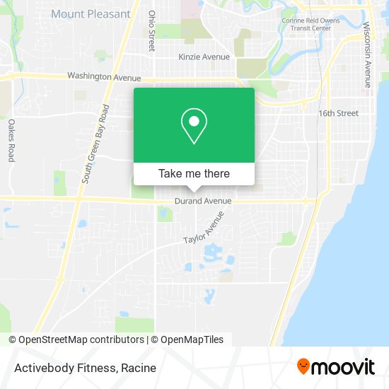 Activebody Fitness map