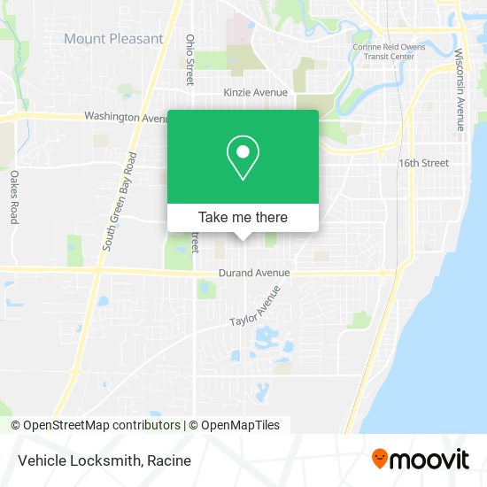 Vehicle Locksmith map