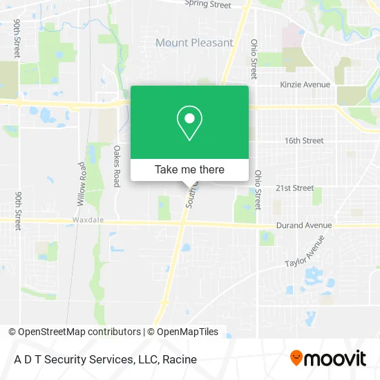 Mapa de A D T Security Services, LLC