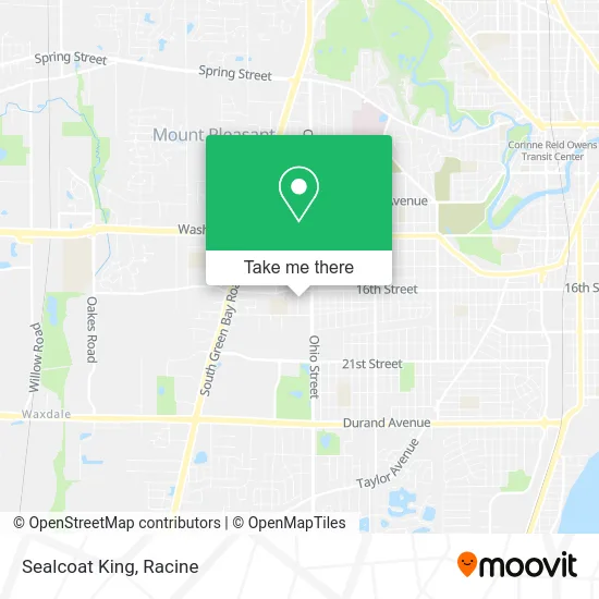 Sealcoat King map