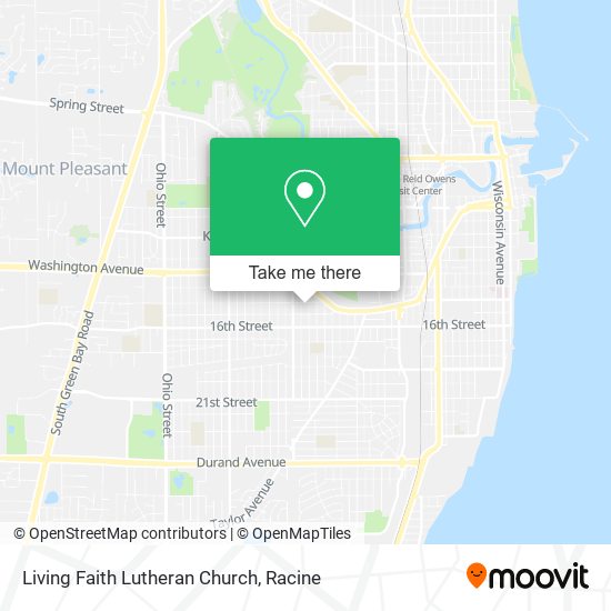 Living Faith Lutheran Church map