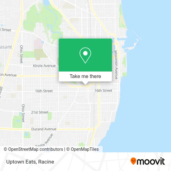 Uptown Eats map