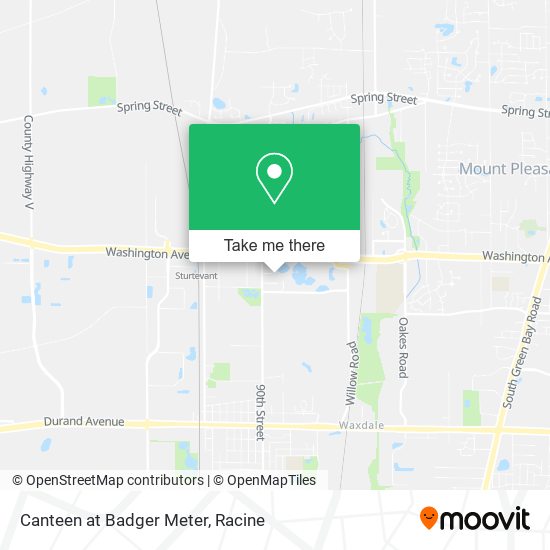 Canteen at Badger Meter map