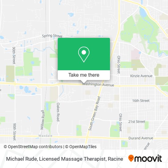 Mapa de Michael Rude, Licensed Massage Therapist