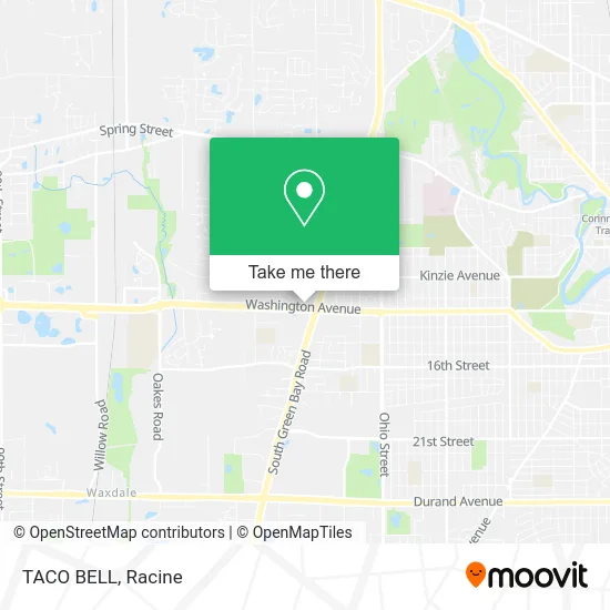TACO BELL map